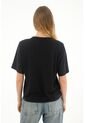 Topmark Camiseta Manga Corta Con Pinzas Negra Para Mujer de topmark