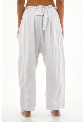 Topmark Pantalón Blanco Oversize Para Mujer