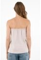 Topmark Camisa Strapless Crudo Para Mujer de topmark