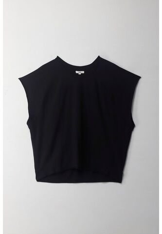 Topmark Camiseta Con Cortes Verticales Negra Para Mujer topmark