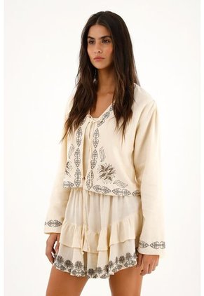 Topmark Falda Corta Con Bolero Y Estampado Para Mujer