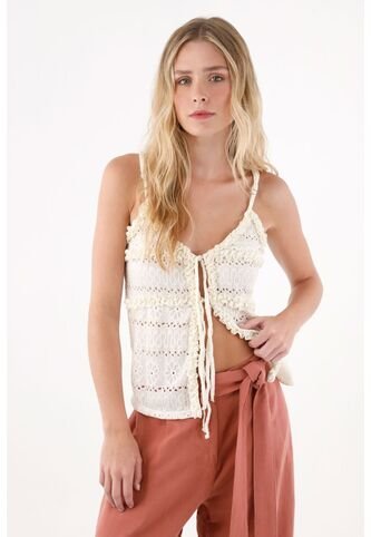 Topmark Camiseta Para Anudar En Frente Para Mujer topmark