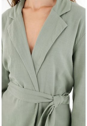 Chaqueta Verde Tipo Blazer Para Mujer