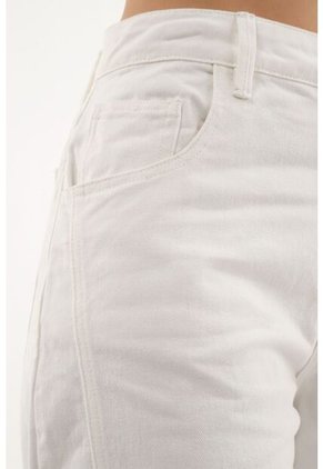 Jean Crudo De Cinco Bolsillos Para Mujer