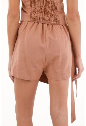 Topmark Falda Short Cruzada Con Estampado De Flores Para Mujer