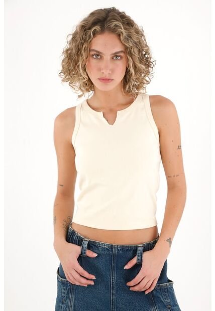 Topmark Camiseta Tipo Esqueleto Crudo Para Mujer