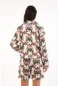 Topmark Abrigo Tipo Blazer Estampado Para Mujer de topmark