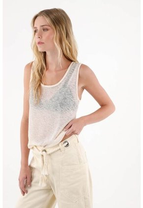 Topmark Camiseta Con Transparencia Para Mujer