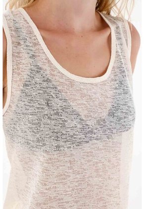 Topmark Camiseta Con Transparencia Para Mujer