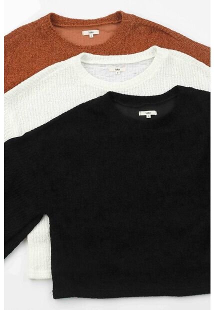 Buzo Negro Tejido Para Mujer