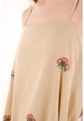 Cover Up Con Estampado De Flores Para Mujer