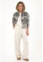 Topmark Pantalón Bota Recta Crudo Para Mujer de topmark