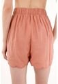 Topmark Bermuda Con Bordado En Ruedo Naranja Para Mujer de topmark