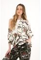 Topmark Camisa Tipo Bowling Estampada Para Mujer de topmark