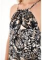 Topmark Vestido Largo Estampado Cuello Halter Para Mujer de topmark