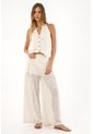 Topmark Pantalón Oversize Tejido Crudo Para Mujer de topmark