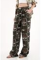 Topmark Pantalón Recto Estampado Para Mujer de topmark