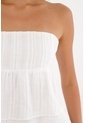 Topmark Camisa Strapless Con Bolero Crudo Para Mujer de topmark