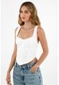 Camisa Crudo Tipo Crop Top Para Mujer de topmark
