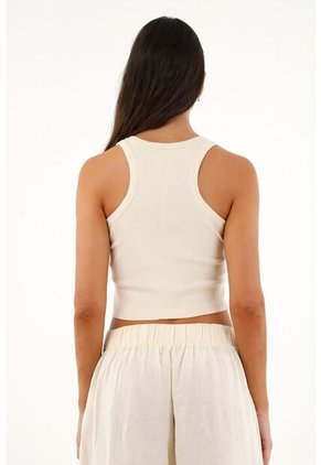 Topmark Camiseta Crudo En Rib Para Mujer