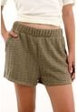 Topmark Short Con Pretina Elástica Tejido Verde Para Mujer de topmark