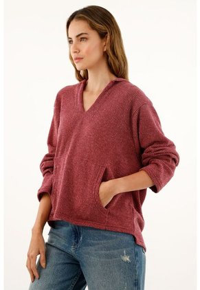 Buzo Oversized Rojo Para Mujer