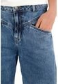 Topmark Jean Con Cortes Decorativos Tono Medio Para Mujer de topmark