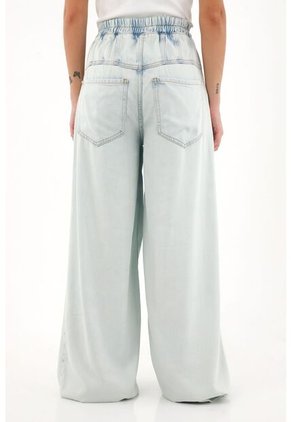 Topmark Jean Con Pretina Elástica Tono Claro Para Mujer