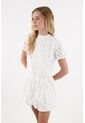 Topmark Vestido Con Ojalillo Crudo Para Mujer de topmark