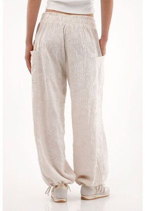 Topmark Pantalón Jogger Con Bordado A Tono Crudo Para Mujer