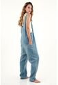 Topmark Overall De Pantalón Largo Azul Para Mujer de topmark