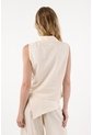Topmark Chaleco En Lino Con Botones Para Mujer de topmark