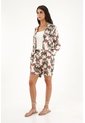 Topmark Bermuda Tiro Alto Estampada Para Mujer de topmark
