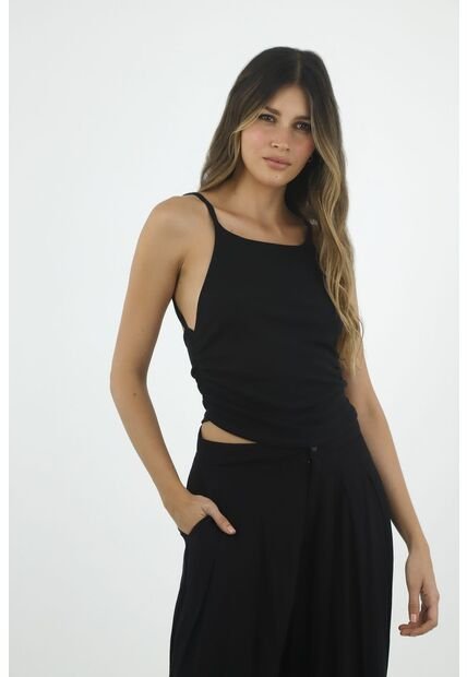 Camiseta Negra Para Mujer