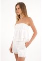 Topmark Camisa Strapless Con Bolero Crudo Para Mujer de topmark