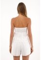 Topmark Camisa Strapless Con Bolero Crudo Para Mujer de topmark