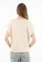 Camiseta Oversize En 100% Algodón Crudo Para Mujer de topmark
