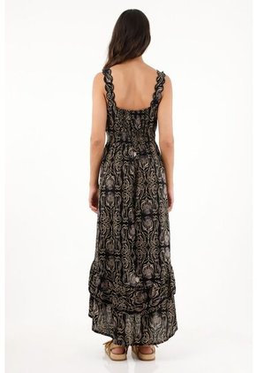 Vestido Largo Con Boleros Para Mujer