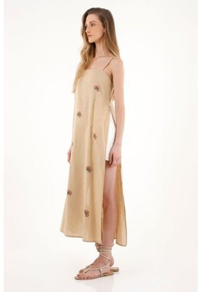Cover Up Con Estampado De Flores Para Mujer