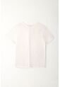 Topmark Camiseta Básica Con Aberturas En Espalda Crudo Para Mujer de topmark