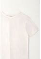 Topmark Camiseta Básica Con Aberturas En Espalda Crudo Para Mujer de topmark
