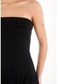 Topmark Enterizo Strapless Negro Para Mujer de topmark