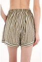 Topmark Bermuda Con Estampado De Rayas Para Mujer de topmark