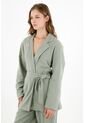 Chaqueta Verde Tipo Blazer Para Mujer de topmark