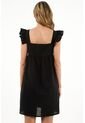 Topmark Vestido De Tiras Con Bolero Negro Para Mujer de topmark