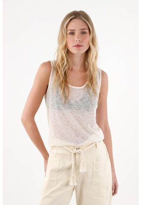 Topmark Camiseta Con Transparencia Para Mujer