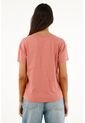 Camiseta Manga Corta Rosada Para Mujer de topmark