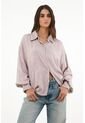 Topmark Camisa Manga Larga De Cuello Clásico Para Mujer de topmark