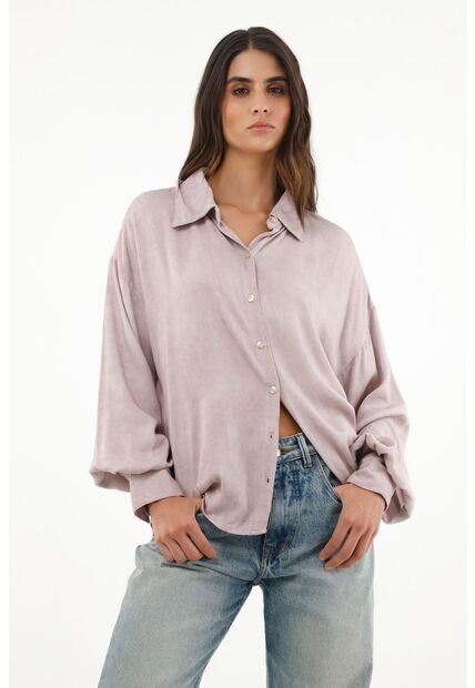 Topmark Camisa Manga Larga De Cuello Clásico Para Mujer