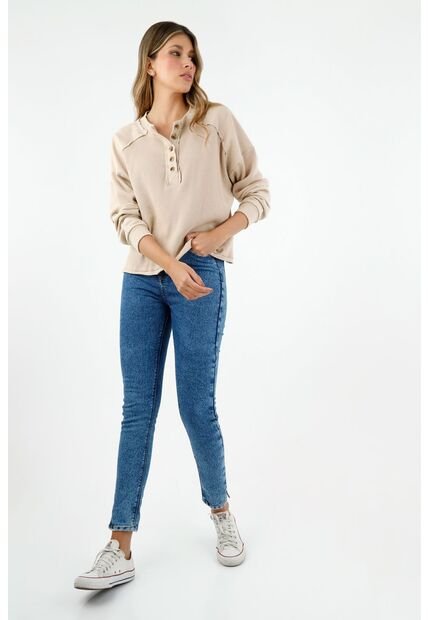 Buzo Café Para Mujer